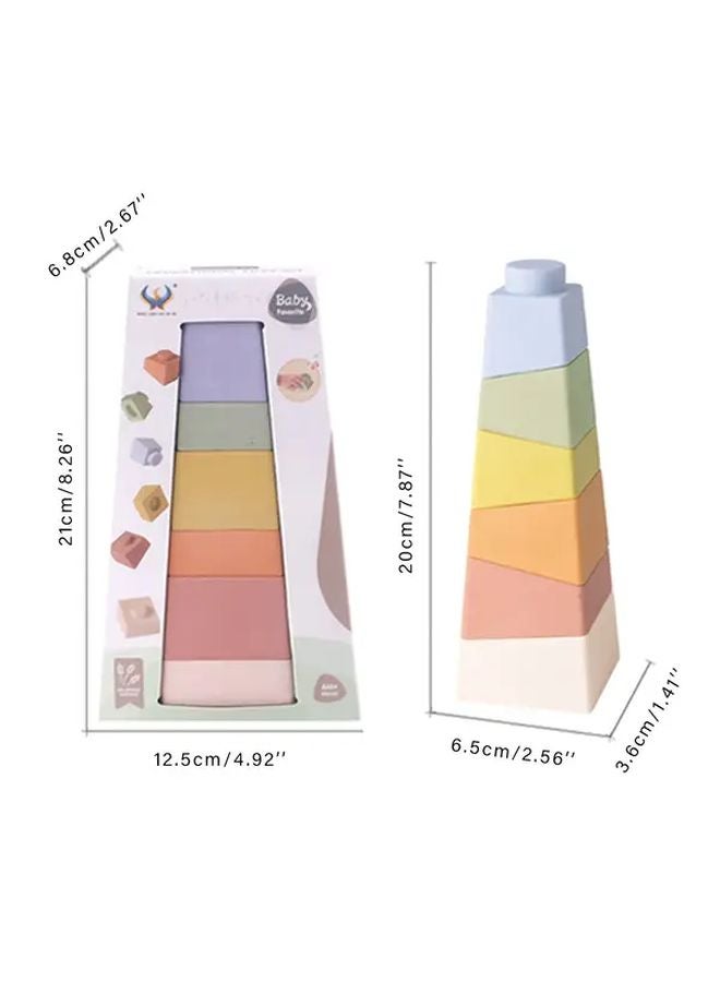 Model 628 97 PVC Stacking Blocks Tower Sensory Educational Building Toy For Toddlers - Image 2